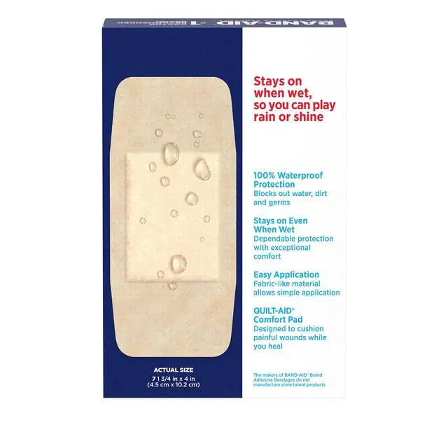 Alt view image 7 of 7 - Brand Water Block Flex Adhesive Bandages, Extra Large, 7 Count