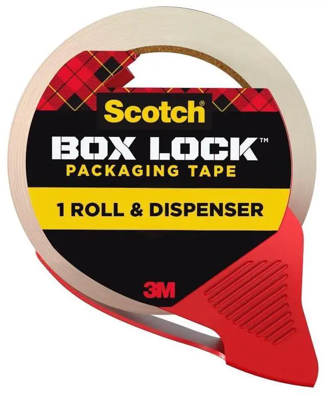 Main image of Box Lock Packing Tape, Clear, 1.88 in. x 54.6 yd
