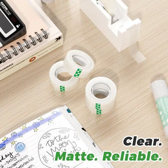 Alt view image 5 of 7 - Invisible Tape Refills, 10 Rolls, 3/4 in x 1000 in, Matte Finish