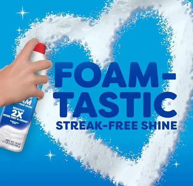 Alt view image 3 of 7 - Fast Shine Foam Glass Cleaner, No-Drip Windows, Doors, Mirrors & Countertops Aerosol Cleaning Spray, Streak-Free Shine, Removes Fingerprints, Dust, Dirt, Grime & More 19 oz (Pack of 2)