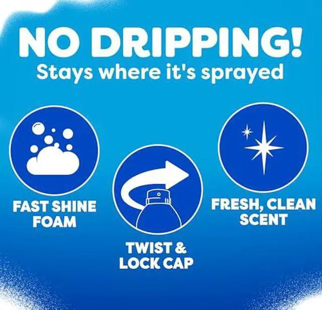 Alt view image 5 of 7 - Fast Shine Foam Glass Cleaner, No-Drip Windows, Doors, Mirrors & Countertops Aerosol Cleaning Spray, Streak-Free Shine, Removes Fingerprints, Dust, Dirt, Grime & More 19 oz (Pack of 2)