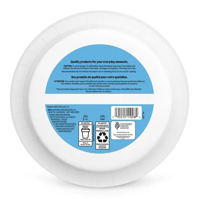 Alt view image 6 of 6 - Ultra Paper Plates, 8.62 Inch, Disposable, 64 Count, Packaging May Vary