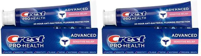 Main image of Pro-Health Advanced Toothpaste, Sensitive & Enamel Shield | 5.1 Ounce | Pack of 2
