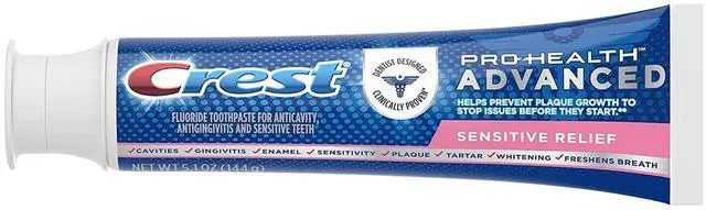 Alt view image 3 of 7 - Pro-Health Advanced Toothpaste, Sensitive & Enamel Shield | 5.1 Ounce | Pack of 2
