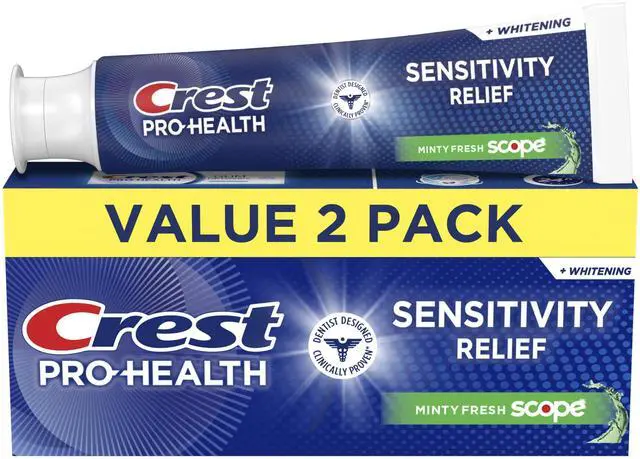 Main image of Pro-Health Advanced Sensitivity Whitening Plus Scope Toothpaste, 5.1 oz x 2