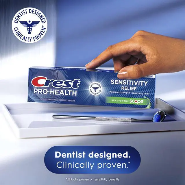 Alt view image 4 of 7 - Pro-Health Advanced Sensitivity Whitening Plus Scope Toothpaste, 5.1 oz x 2