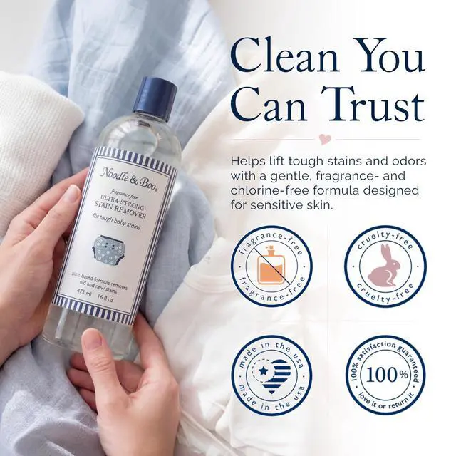 Alt view image 7 of 7 - Baby Laundry Essentials Ultra-Strong Fragrance Free Stain Remover