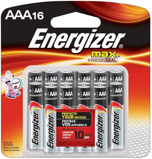 Main image of AAA Batteries, Triple A Battery Max Alkaline (16 Count)
