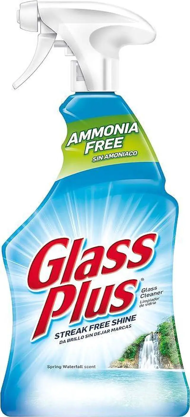 Main image of Glass Plus Glass Cleaner Spray, Window & Mirror Cleaner, 32 Fl Oz