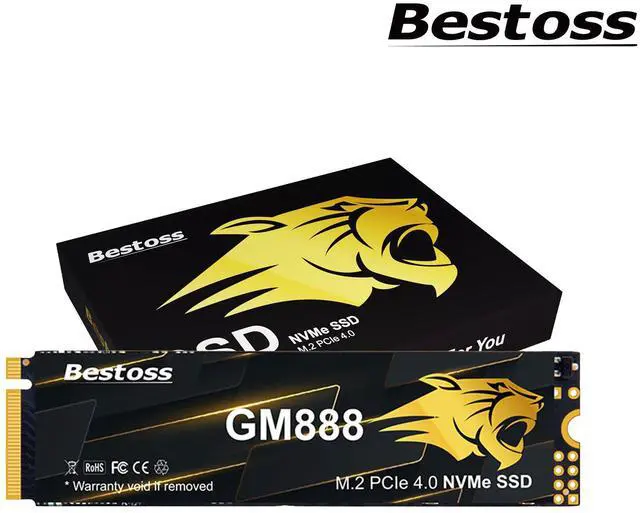 Main image of Bestoss NVMe M.2 SSD PCIe 4.0 512GB m.2 2280 Internal Solid State Hard Drive, Read UP to 7000MB/s for Gaming Expansion, High Performance SSD