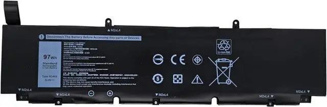 Main image of 6-CELL 11.4V 97Wh XG4K6 Laptop Battery Replacement For Dell XPS 17 9700 9710 9720 9730 Precision 5750 5760 5770 Series P92F P92F001 P92F002 P92F003 01RR3 001RR3 F8CPG 0F8CPG 5XJ6R KVPMY 0YY3V