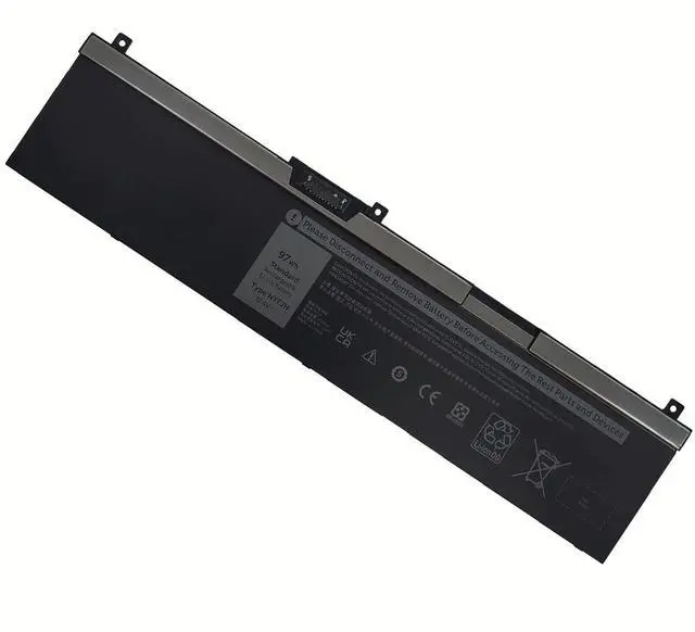 Alt view image 2 of 4 - NYFJH 6-CELL 97Wh 11.4V Laptop Battery Replacement For Dell Precision 7530 7730 7540 7740 Mobile Workstation P74F P74F001 P74F002 P34E P34E001 P34E002 Series Notebook 0WNRC 00WNRC GW0K9 0GW0K9