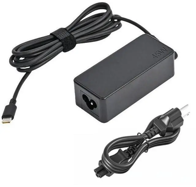 Main image of 45W Type-C USB-C Power AC Adapter Laptop Charger Replacement For Lenovo Yoga 910 C940 S940 730-13 Chromebook 100e 300e c330 500e C340 Charger ThinkPad E480 L590 T480 T580 T495 X1 Carbon 20XW 20XX