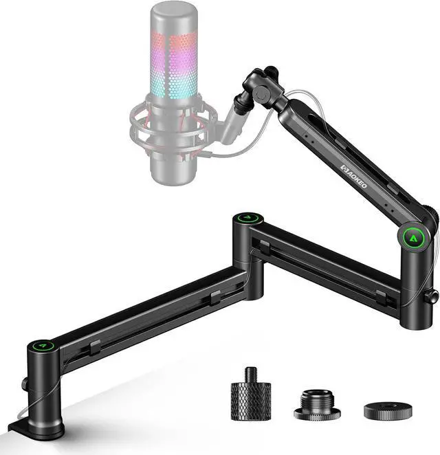 Main image of Microphone Arm, AK-58i Desk Low Profile Mic Boom Arm Stand,Suitable For Blue Yeti,Snowball iCE,HyperX QuadCast,SoloCast,Elgato Wave,Etc