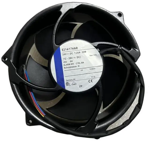 Main image of 24V 1.25A 30W 170X51mm 4-Wire Cooling Fan