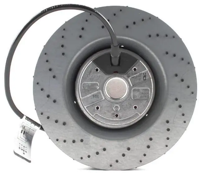 Alt view image 2 of 3 - Centrifugal Fan 230V 0.28/0.33A 60/75W 2550/2800RPM 3-Wire Cooling Fan