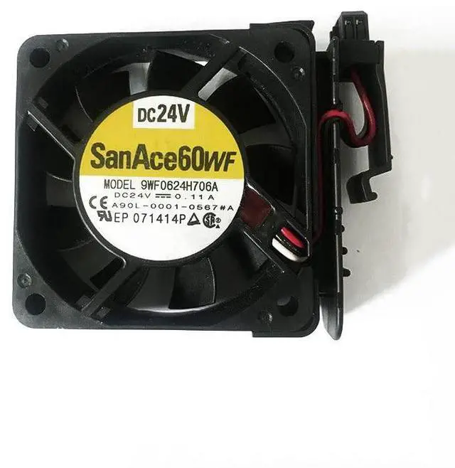 Main image of 9WF0624H706A DC24V 0.11A 6015 6cm 3-Wire Cooling Fan