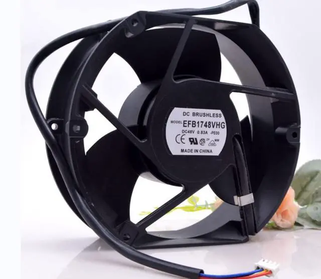 Alt view image 2 of 3 - 48V 0.83A 172X150X51MM 4-Wire Cooling Fan