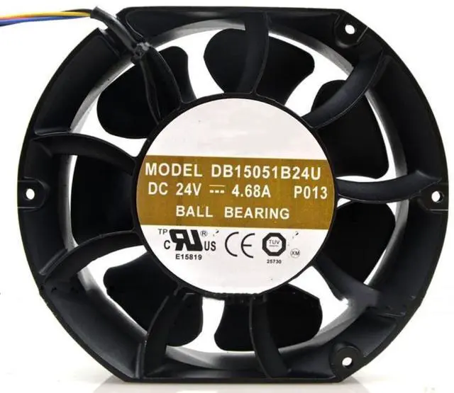 Main image of 24V 4.68A 172X150X51MM 4-Wire Cooling Fan