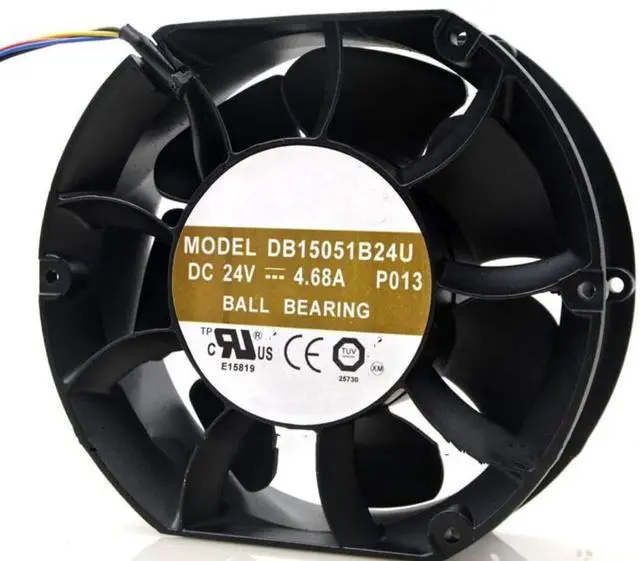 Alt view image 2 of 3 - 24V 4.68A 172X150X51MM 4-Wire Cooling Fan