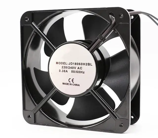 Alt view image 2 of 3 - 220/240V 0.38A 180X180X60MM 2-Wire Cooling Fan