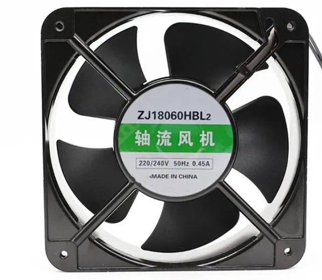 Main image of 220/240V 0.45A 180X180X60MM 2-Wire Cooling Fan