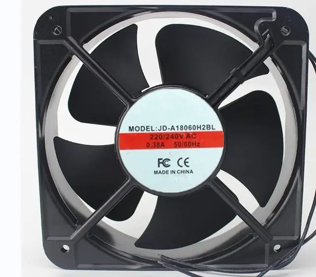 Main image of 220/240V 0.38A 180X180X60MM 2-Wire Cooling Fan