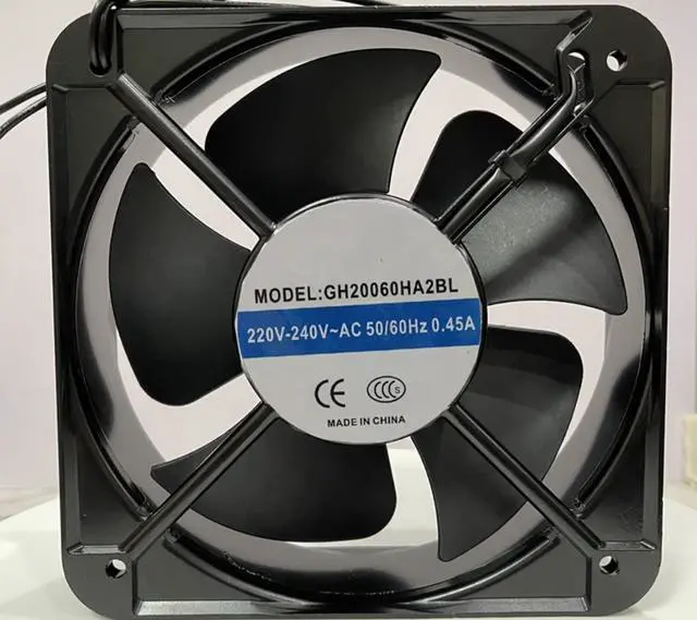 Main image of 220/240V 0.45A 200X200X60MM 2-Wire Cooling Fan