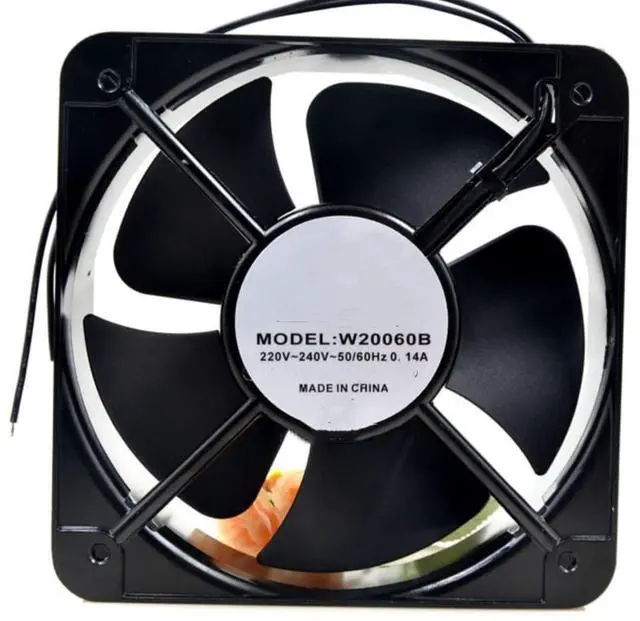 Main image of 220/240V 0.14A 200X200X60MM 2-Wire Cooling Fan