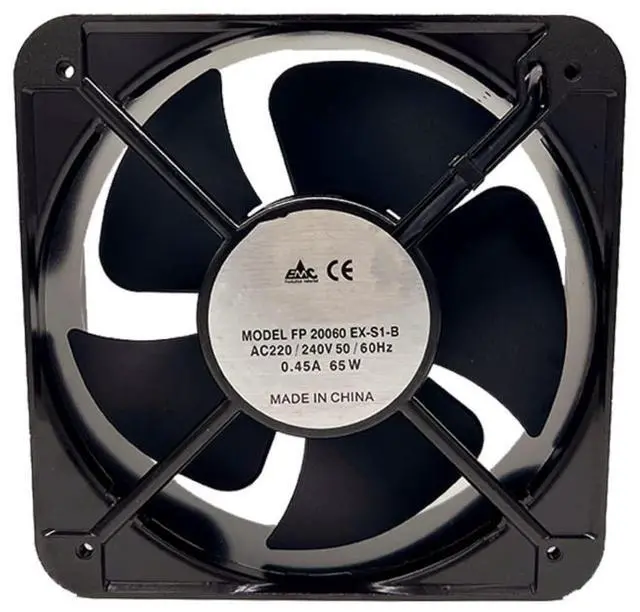 Main image of 220/240V 0.45A 65W 2500RPM 200X200X60MM 2-Wire Cooling Fan