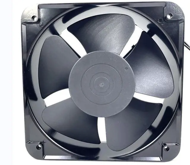 Alt view image 2 of 2 - 220V 0.38A 60/65W 200X200X60MM 2-Wire Cooling Fan