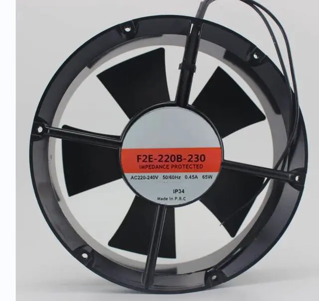 Main image of 220/240V 0.45A 65W 2400RPM 220X220X60MM 2-Wire Cooling Fan