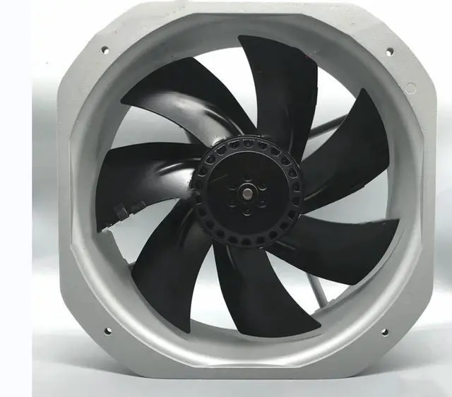Alt view image 3 of 3 - 220V 0.60A130W 2850RPM 280X280X80MM 2-Wire Cooling Fan
