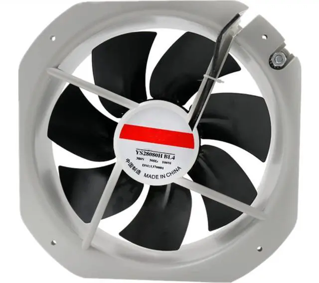 Main image of for YS28080HBL4 380V 100W 280X280X80MM 2-Wire Cooling Fan