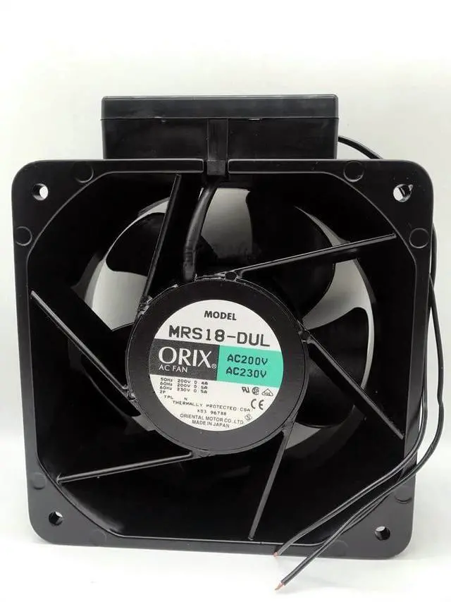 Main image of MRS18-DUL Fans 200V/230V 0.4A/0.5A 180×90mm Cooling Fan