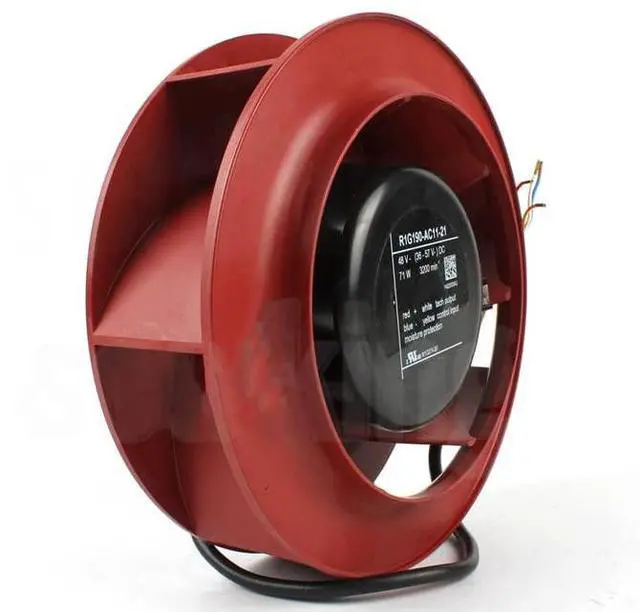 Alt view image 3 of 3 - R1G190-AC11-21 DC48V 71W 3200RPM 4-Wire Cooling Fan
