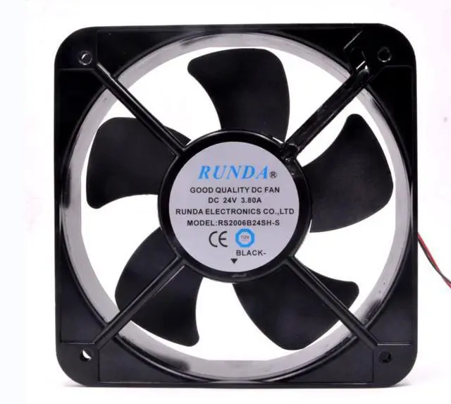 Main image of RS2006B24SH-S 200x200x60mm 24V 3.80A 2-Wire Cooling Fan
