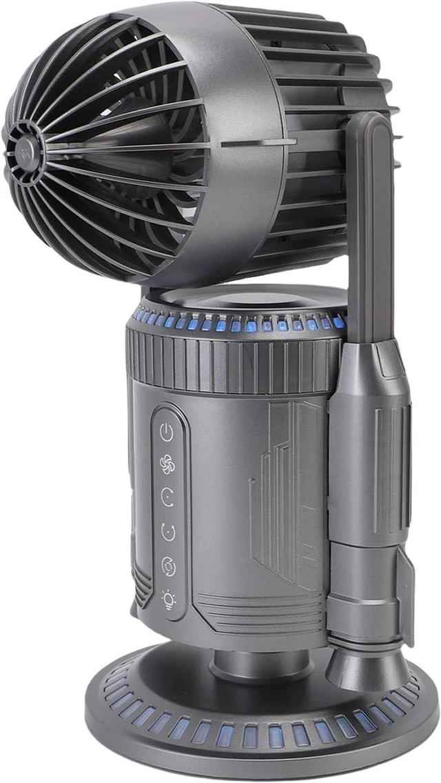 Alt view image 2 of 2 - Estink Desk Cooling Fan, Mist Spray Feature RGB Light Quiet Operation 5000 RPM Speed for Home Office
