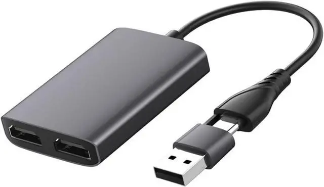 Main image of NUOBESTY Type-c to High Definition Video Converter USB Adapter for Laptop Monitor Extender Dual Display
