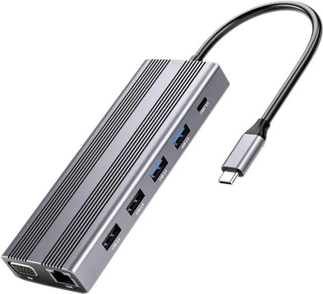 Main image of NUOBESTY Type C USB Hub Multi USB Splitter with Support High Speed Data Transfer Lightweight