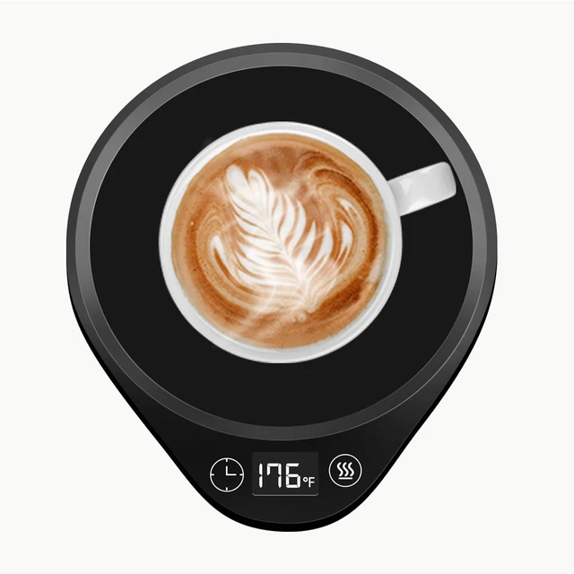Main image of Coffee Mug Warmer, Quick Heating, Autoshut-Off,Featuring 3 Temperature Settings and 2-12 Programmable Timer, Suitable for Offices, Travel, Corporate Gifts