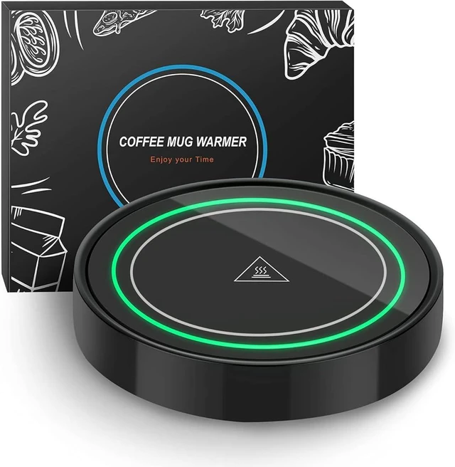 Main image of Coffee Mug Warmer with Automatic Gravity Switch,Electric Beverage Warmers for Office Home Desk Use, Smart Cup Warmer Thermostat Coaster Apply to Hot Coffee,Tea Espresso Milk Candle Wax On/Off