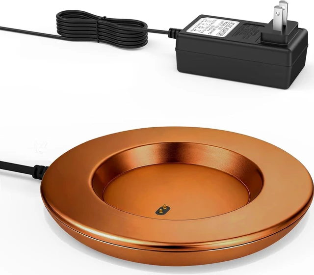 Main image of Charging Coaster 2 Compatible with Temperature Control Smart Mug 2,Mug1,Cisain Mug Power Cord for Em/BER Smart Temperature Control Mugs(Gold)