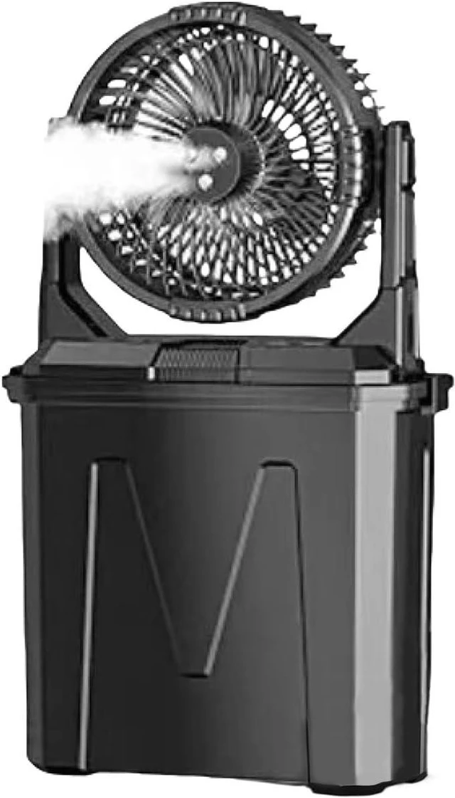 Main image of 3 Hole Air Cooling Misting Fan 20000mAh Battery Operated Cooling for Indoor Outdoor Ventilation Use Outdoor Misting