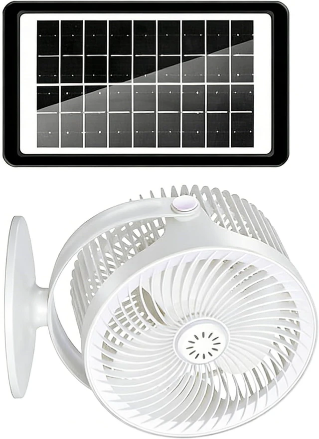 Main image of Sun USB Fan with 5 Wind Modes Quiet Great for Home Use Compact Sun Powered Fan Lightweight