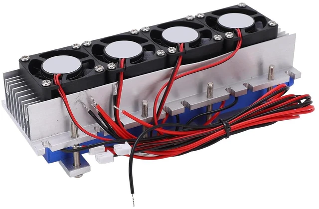 Main image of Cryfokt 12V 17A Thermoelectric Cooler, 170W Air Cooling Device for Small Space Cooling with 4 Fans and Water Block, Stable Work Low Noise, No Refrigerant Required, Suitable for 2