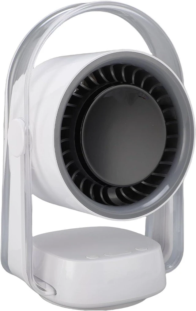 Main image of Quiet Desk Oscillating Fan, Ultra Quiet USB Desk Fans, Silent Oscillating Cooler with 100 Speed Levels & 3500mAh Battery, 110 Adjustable Angle, Ideal for Home, Office, Bedroom &