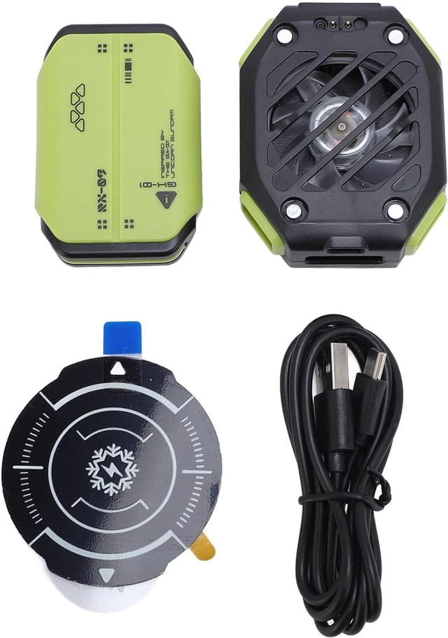Main image of Magnetic Phone Cooler, Semiconductor Cooling Fan with 5000rpm and Digital Temperature Display, 7 - Speed Adjustable Phone Radiator for Smartphones Tablets Gaming Graphics