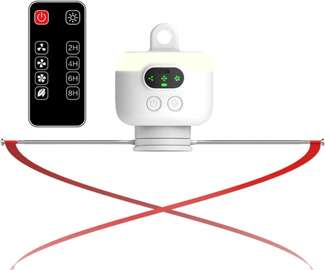 Main image of USB 7W Hanging Fan 3 Speed Protect Your Food Meat with Cable Remote Control Switches Indoor Outdoor Fly