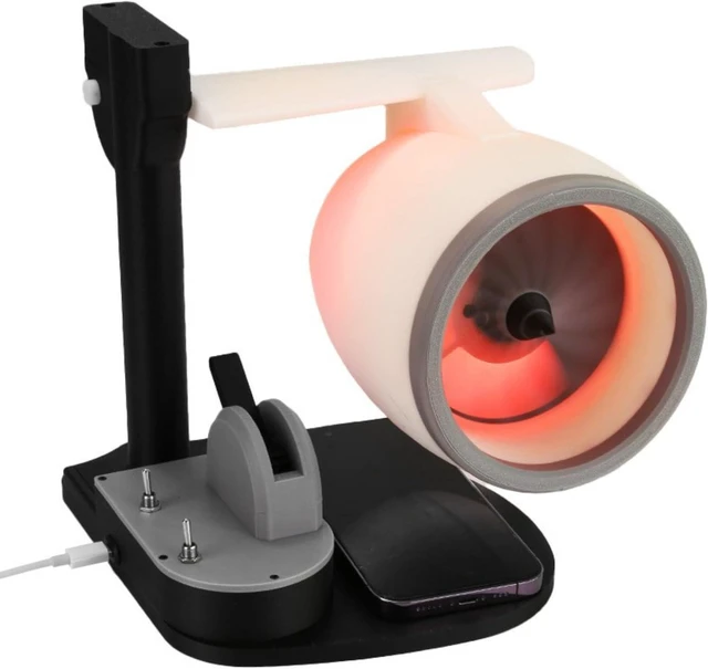 Main image of Aviation Engine USB Desktop Fan with Mobile Power Supply Strong Cooling, Quiet for Home & Creative USB Fan